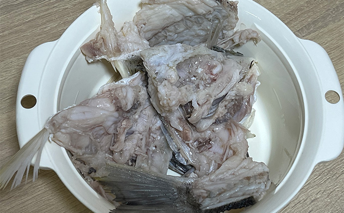 初めて釣った良型キビレで作る「鯛雑炊」レシピ　頑張って作ったのに味がしない？