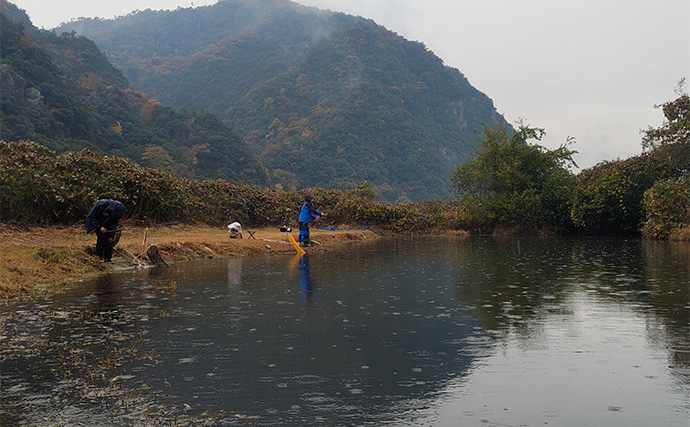 「日本ラインマス釣り場」でフライフィッシングに初挑戦【岐阜】キャスティングに苦戦