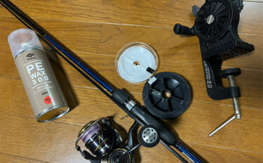 メバリング本格シーズンに向けて準備をしよう　リールへのライン巻替作業を…