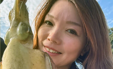 エギングでモンゴウイカ2杯を手中【熊本】爆風のなか新地開拓が奏功