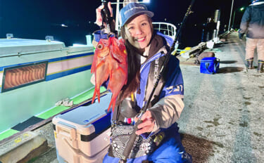 「フラッシャーサビキで赤いダイヤを狙う！」半夜キンメダイ釣りで2ケタ釣…