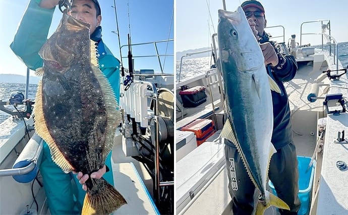 ＜大型ヒラメ＆丸々ブリ＆極太サワラ＞三重・鳥羽沖でイワシ泳がせ釣り好調！【全国の釣果速報6選】