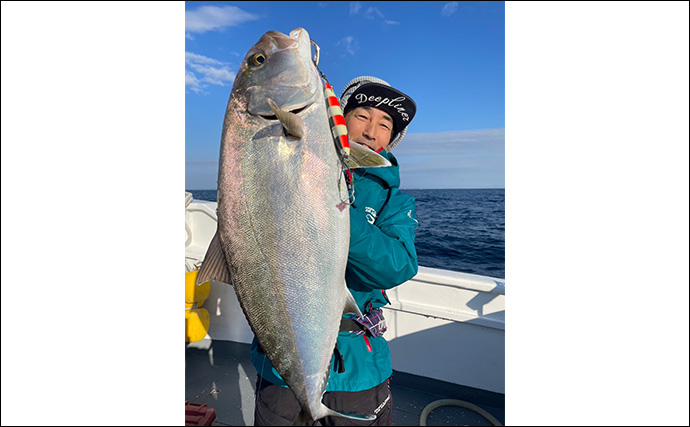 御前崎沖ジギングでカンパチ連発！【静岡】潮緩でも重いジグが的中