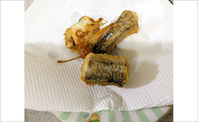 釣魚・外道のグルメ『小型エソの唐揚げ』　小骨はまったく気にならず