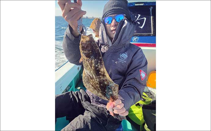日立沖のヒラメ釣りで船中ほぼ全員が2尾以上をキャッチ【茨城】別船で5kg超えも登場