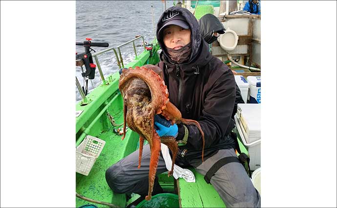 「3〜5kg級の大ダコ続出！」日立沖のマダコ釣りは速潮対応のシンプル仕掛けが鍵【茨城】