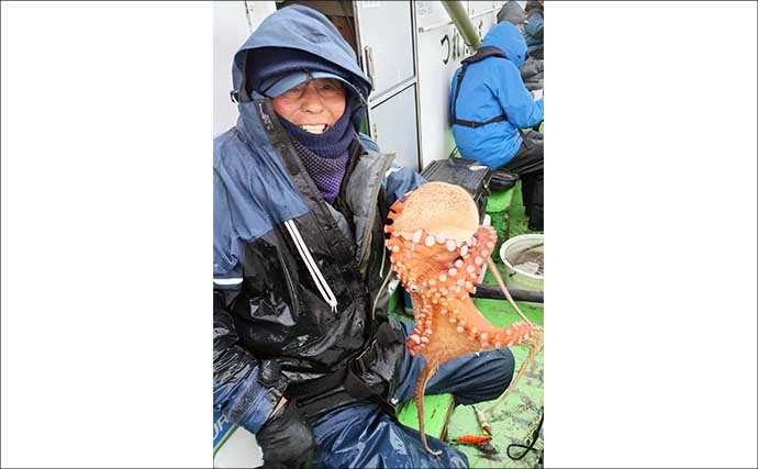 「3〜5kg級の大ダコ続出！」日立沖のマダコ釣りは速潮対応のシンプル仕掛けが鍵【茨城】