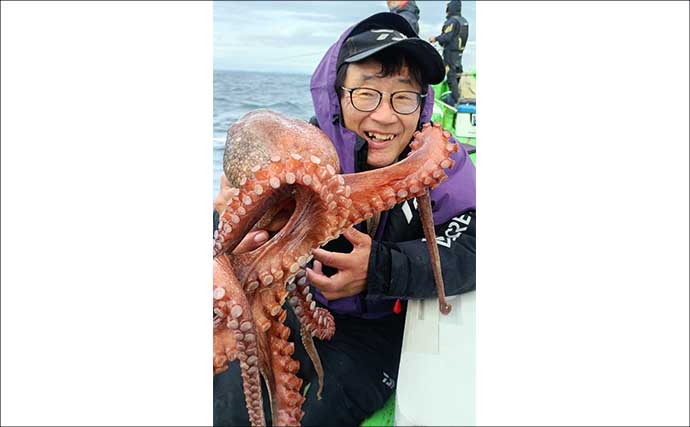 「3〜5kg級の大ダコ続出！」日立沖のマダコ釣りは速潮対応のシンプル仕掛けが鍵【茨城】