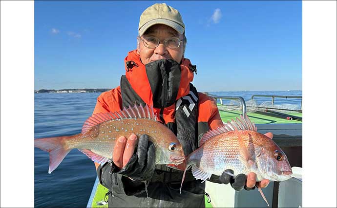 関東エリアの【船釣り特選釣果】ハナダイ五目で20〜50尾キャッチ続出！3人が規定数達成の好釣果