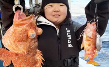 【沖釣り釣果速報】ファミリー初挑戦で45cmウッカリカサゴ浮上！ノマセ…