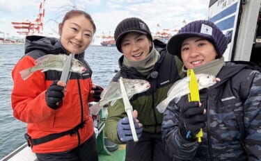 「女子プロゴルファーが船釣りに挑戦！ 」アジ＆イシモチを釣って調理も満…