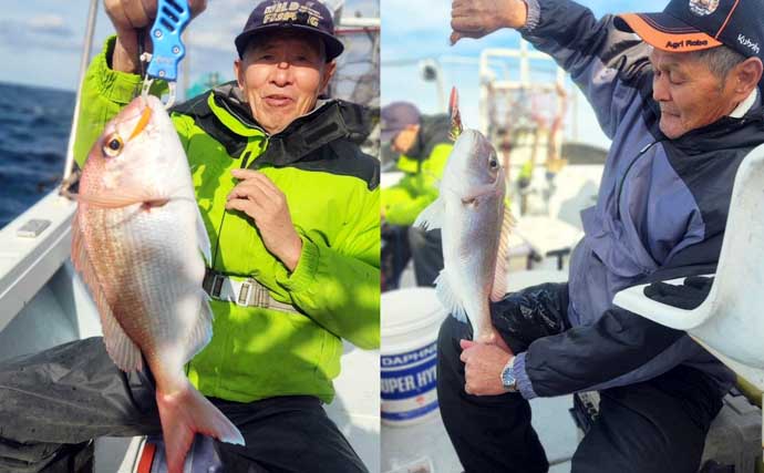 【沖釣り釣果速報】タイラバで2kg級マダイ浮上　五島周辺で魚種豊富（長崎・佐賀）