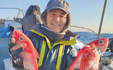 相模湾ライト深場釣りで大型クロムツ11尾がトップ【神奈川】キンメ2尾も…