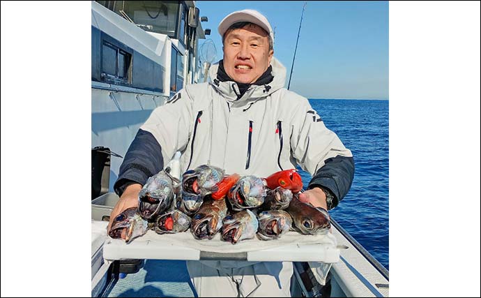 相模湾ライト深場釣りで大型クロムツ11尾がトップ【神奈川】キンメ2尾も交じる好釣果