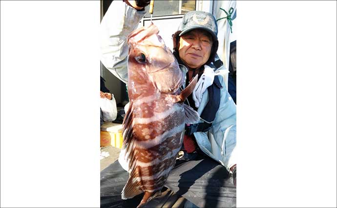 【沖釣り釣果速報】玄界灘の沖五目釣りで良型アオナヒット　根魚・高級魚そろって好土産（福岡）
