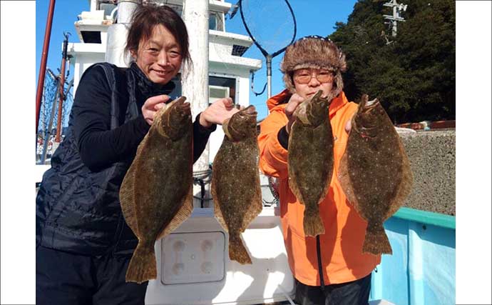 【沖釣り釣果速報】船カワハギ釣りで33.5cm特大サイズ浮上！サオ頭21匹の好釣果（三重）