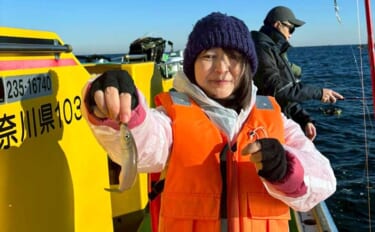 「寒さを忘れる好反応！」東京湾の船シロギス釣りで11〜39尾と数伸びる…