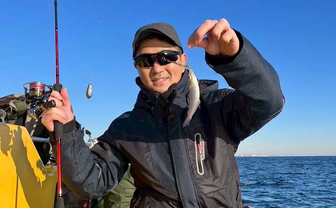 「寒さを忘れる好反応！」東京湾の船シロギス釣りで11〜39尾と数伸びる【金沢八景・荒川屋】