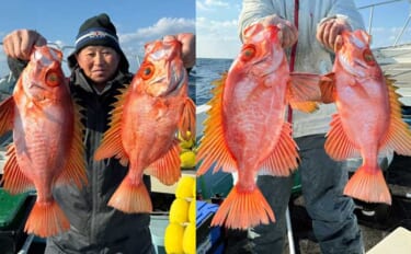 【沖釣り釣果速報】チカメキントキやアカイサキ好調！玄界灘の沖五目で冬の…