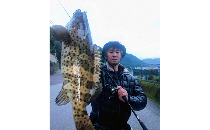 「贅沢すぎる釣り魚鍋になっちゃった！」 食材確保のロックゲームでクエにチャイロマルハタ手中