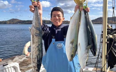 遠州灘のブリトップゲームでワラサ＆ハマチ好反応【静岡】捕食＆バイト丸見…