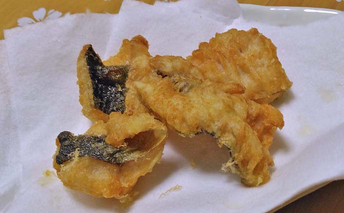釣魚・外道のグルメ『カライワシのムニエル＆天ぷら』　釣って30分が勝負