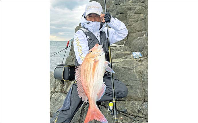 大瀬戸の沖磯フカセ釣りで80cm級ヒラマサ浮上【長崎】45cm口太も連発