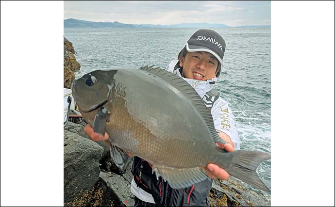 大瀬戸の沖磯フカセ釣りで80cm級ヒラマサ浮上【長崎】45cm口太も連発