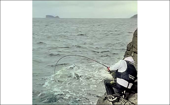 大瀬戸の沖磯フカセ釣りで80cm級ヒラマサ浮上【長崎】45cm口太も連発
