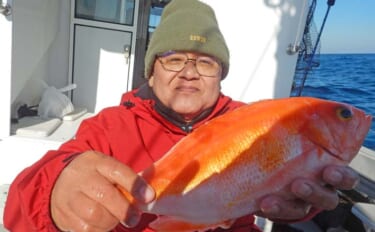 「アカイサキ釣りで連掛け連発！」1人平均30尾にゲスト5kgマダイもキ…