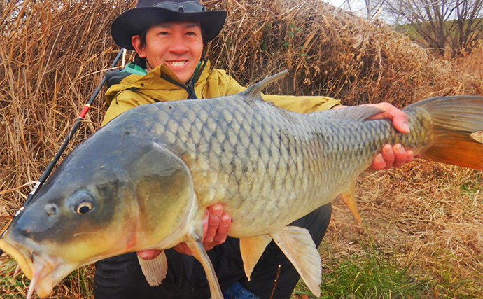荒川温排水で10kgオーバー大型コイ堂々浮上！【埼玉】ボラのいぬ間に釣るべし？