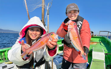 乗船者15名全員がアマダイをキャッチ！【ちがさき丸】相模湾アマダイ釣り…
