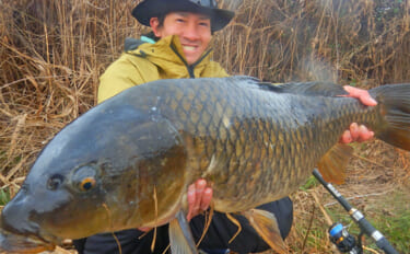 荒川温排水で10kgオーバー大型コイ堂々浮上！【埼玉】ボラのいぬ間に釣…