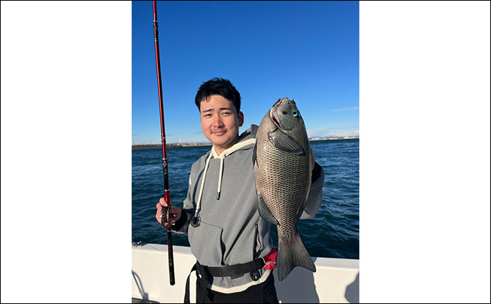 ボートでのフカセ釣りで寒グレ爆釣！【三河湾】ルアーロッドで入れ食いを堪能