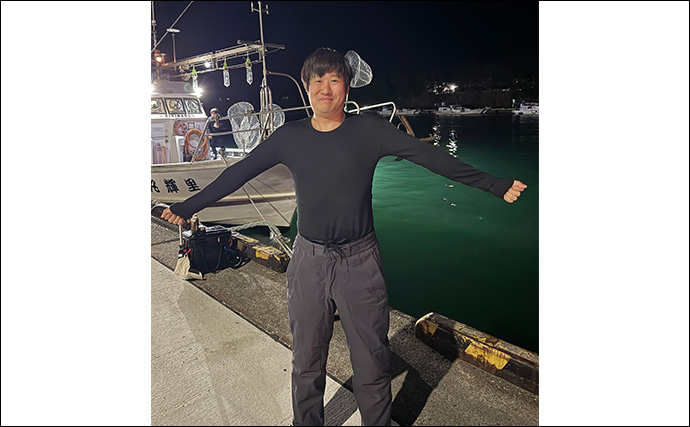 寒さと「無の時間」を耐え抜き10kg超え寒ブリを捕獲！【里輝丸】電気ブリ釣りでヒット