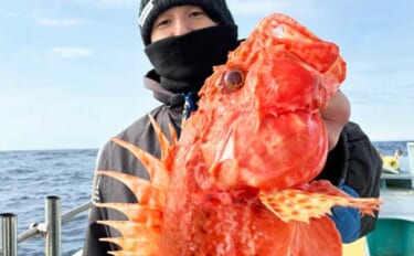 【沖釣り釣果速報】1.5kg超オニカサゴ堂々浮上！底物五目で高級魚多彩…