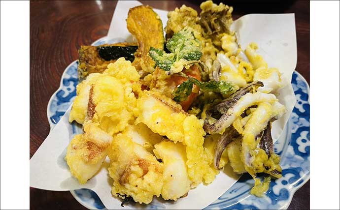 真冬のボート釣りでアオリイカとアカハタを好捕【大分】 刺身＆唐揚げに舌鼓！