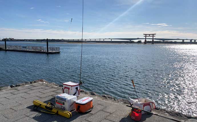 ウキフカセ釣りで30cm超クロダイ連発！【静岡・浜名湖】フグの猛攻をかわして攻略