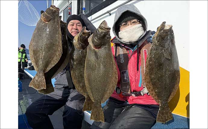 【沖釣り釣果速報】トラフグに座布団ヒラメ乱舞！泳がせ＆カットウで高級魚続々（三重）