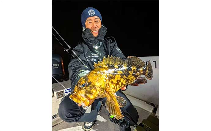 【沖のルアー釣果速報】ナイトロックでメバル数釣りに成功！良型交じりで冬の根魚ゲーム満喫（愛知）