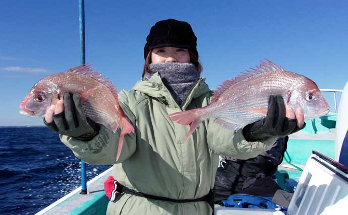 「トップ規定数50尾到達！」片貝沖のハナダイ釣りで良型主体に入れ食いタイム満喫【千葉】