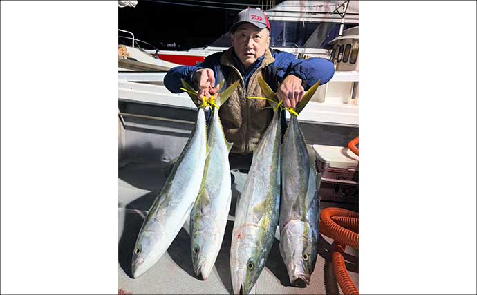 【沖のルアー釣果速報】寒ブリジギング本格化！10kg超え筆頭にヒラマサ・マダイ乱舞（九州）