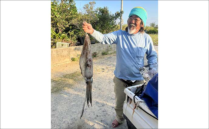 伊是名島で出会った正真正銘の「海人」の話　アオリイカともずくが繋いだ冬の記憶