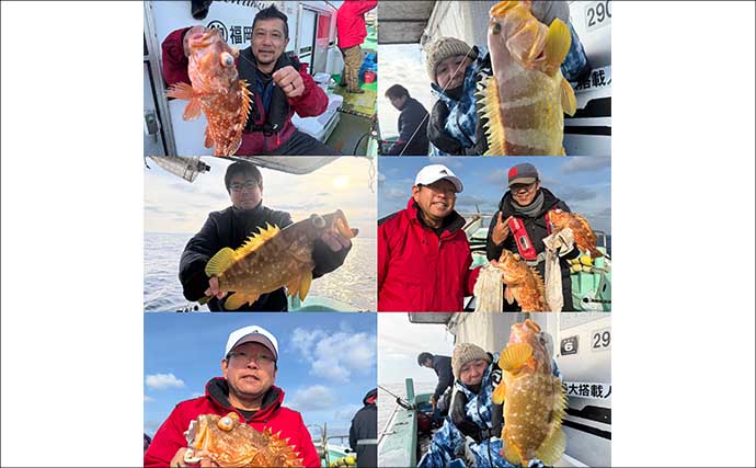 【沖釣り釣果速報】テンビン五目で7kgメダイ浮上！イサキ・アカイサキ交じり多彩釣果（福岡）