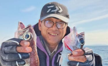 ライト深場釣りでクロムツ連発＆キンメダブルヒット！【相模湾】逆テーパー…