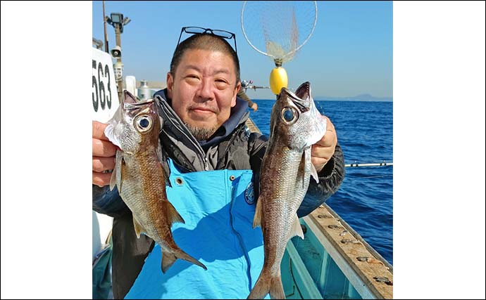 ライト深場釣りでクロムツ連発＆キンメダブルヒット！【相模湾】逆テーパー仕掛けが活躍