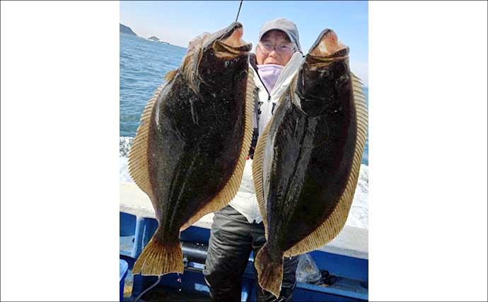 【沖釣り釣果速報】寒ビラメシーズン本格化！泳がせ釣りで座布団サイズ登場（三重）
