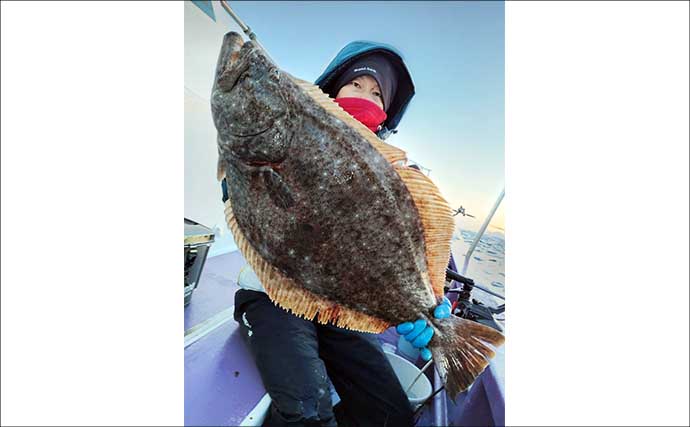 船泳がせ釣りで4kg超大型ヒラメが次々浮上！【千葉・大原】イワシ接岸でチャンス拡大中