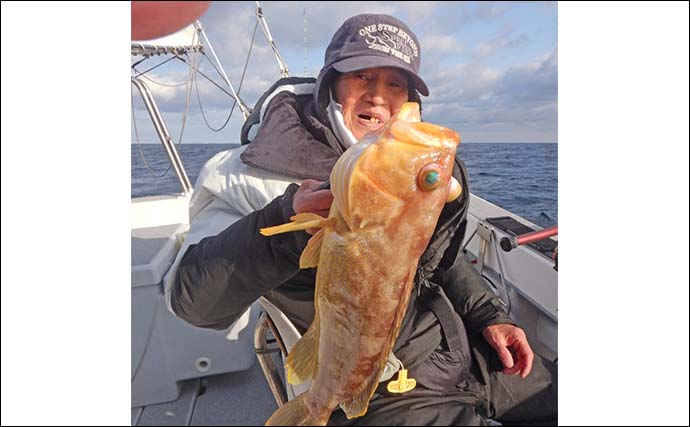 玄界灘の沖五目釣りでアオナ2.5kg筆頭にレンコダイ・ボッコ続々【福岡】多魚種そろい踏みで盛況