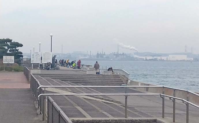 サビキ釣りでボラ40匹の爆釣！【愛知・碧南海釣り広場】排水機周りが好ポイント